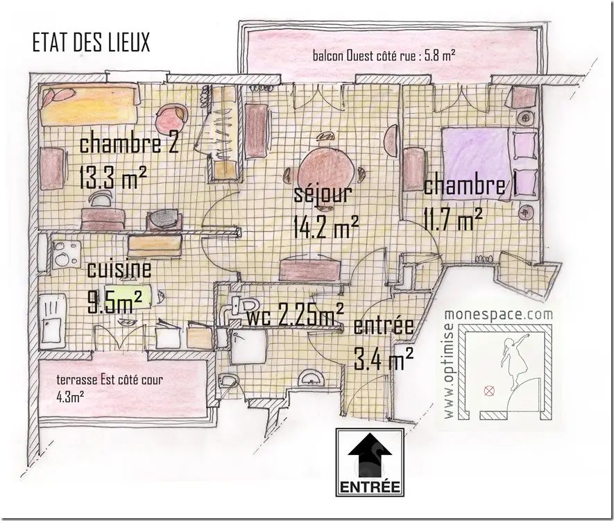 plan T3 état des lieux 1