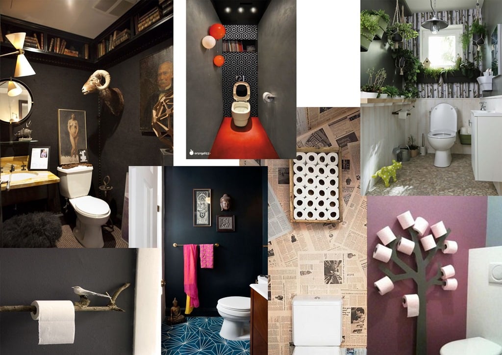 120 meilleures idées sur Deco wc  deco wc, déco toilettes, idée toilettes