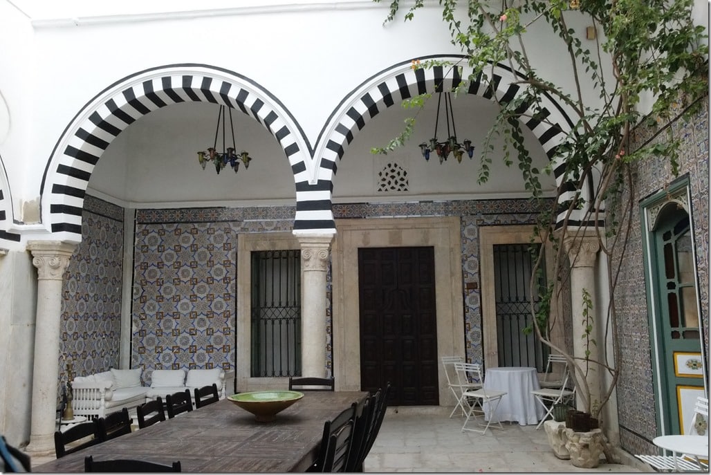 maison avec patio médina de Tunis