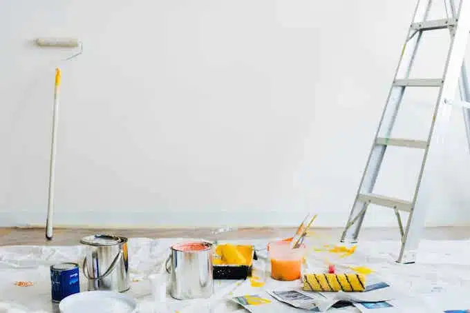 Chantier peinture intérieur