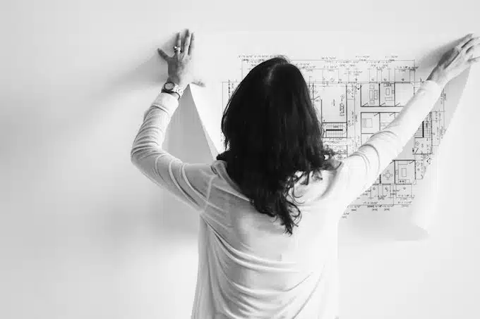 Plan architecture d'intérieur