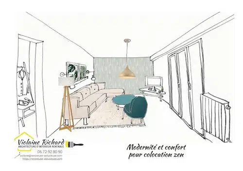 croquis violaine atelier home