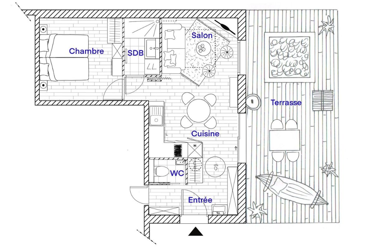 Proposition 1 du projet d'aménagement de garage en logement locatif