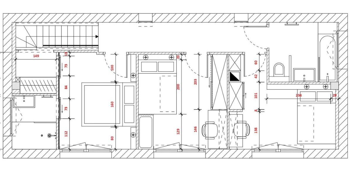 contenair-maison-plan-apres Plan après aménagement maison contenair