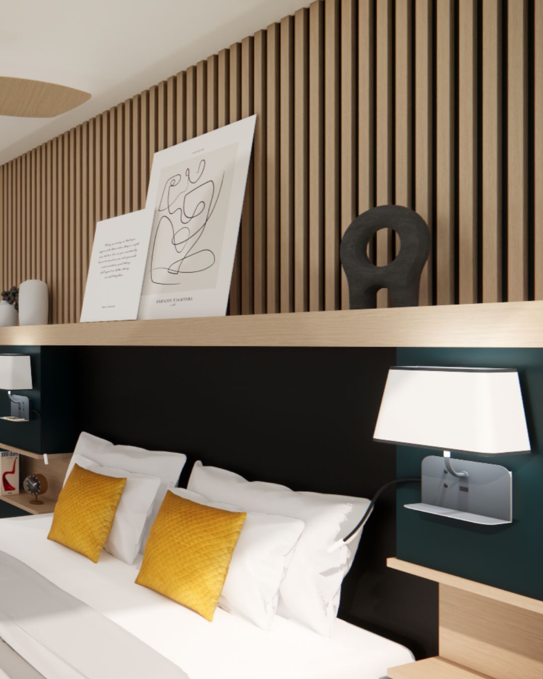 tete-lit-suite-parentale Tête de lit sur mesure suite parentale