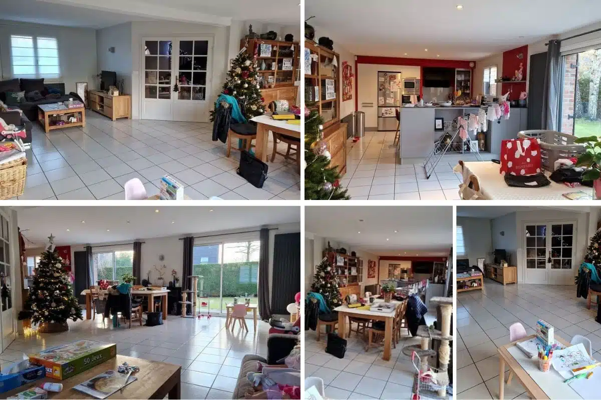 salon avant travaux pièce de vie avant travaux