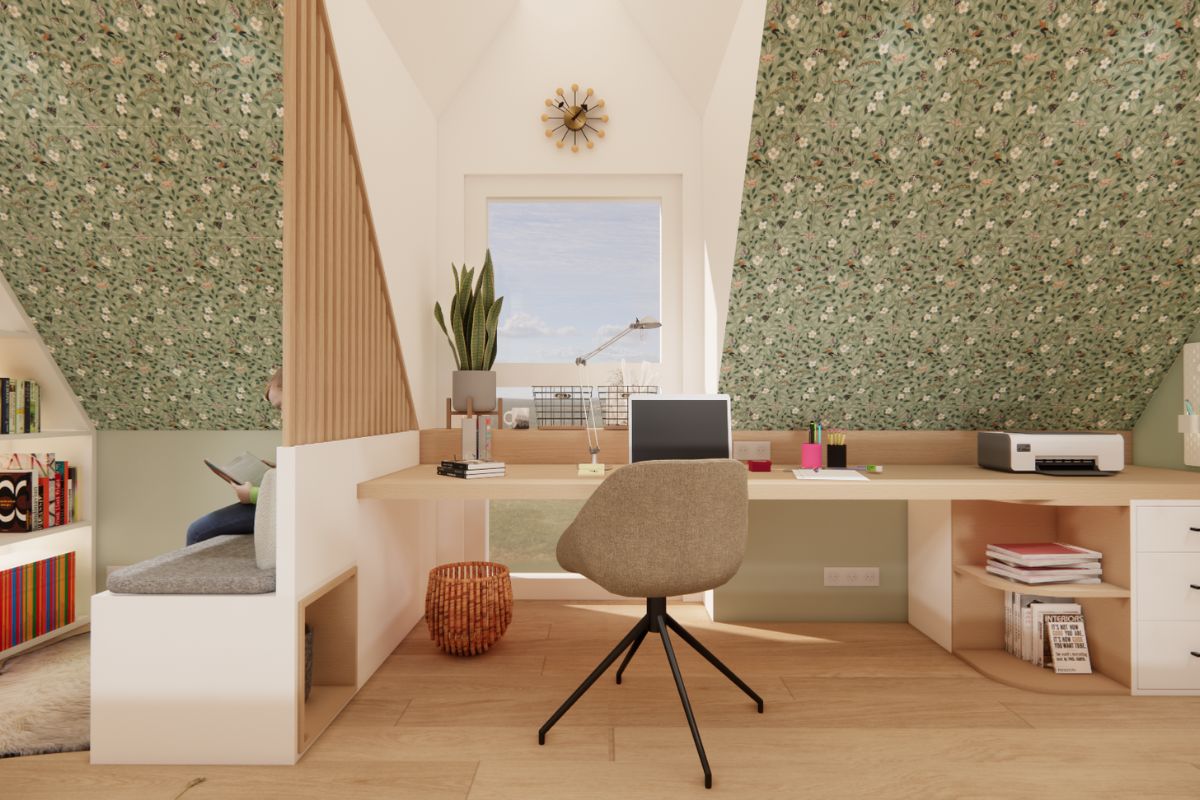 amenager-palier-bureau-bureau-apres aménager bureau sur le palier - après