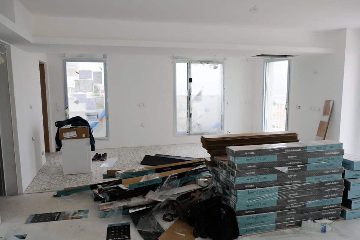 réunir 2 appartement - cuisine avant