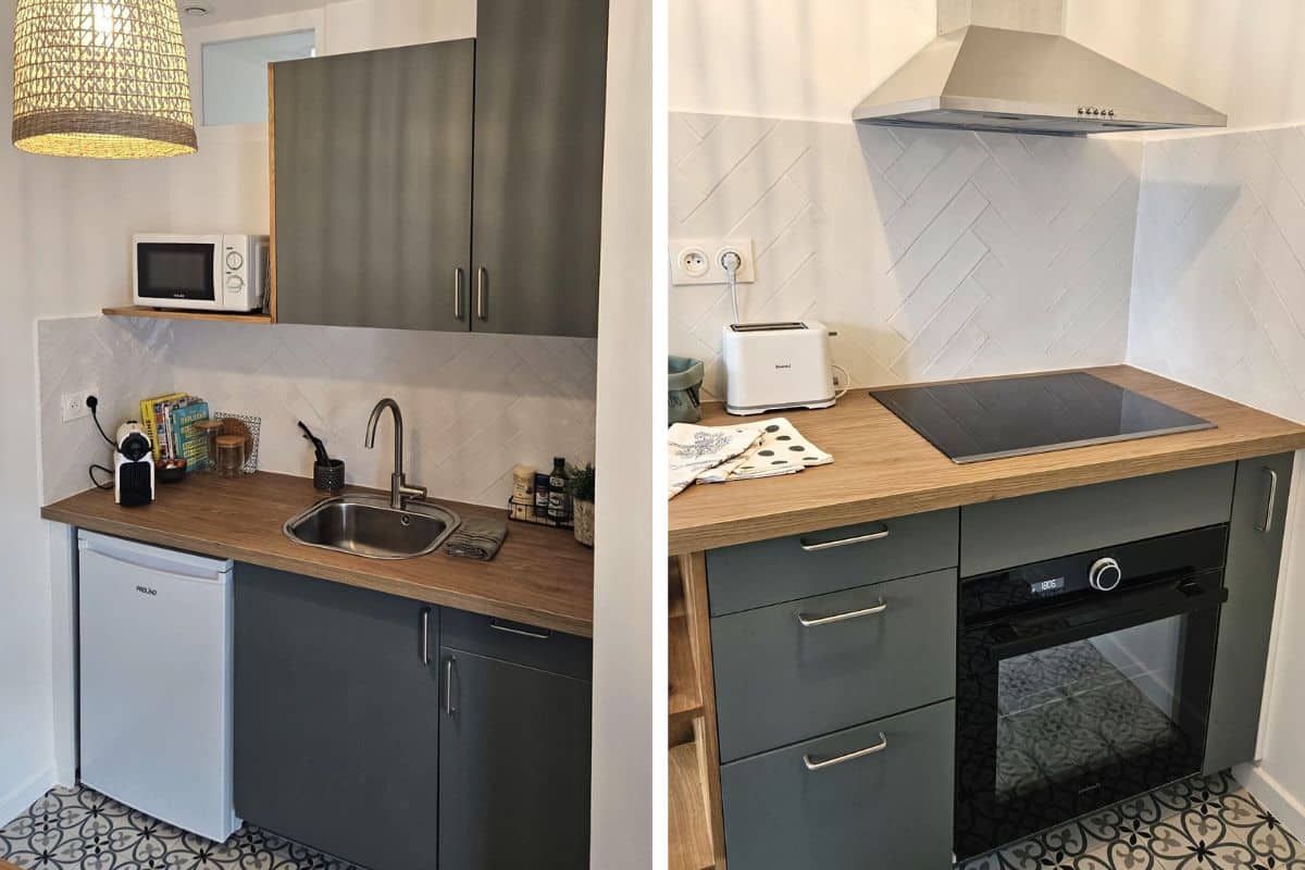 rénovation T2 30m2 Paris cuisine après