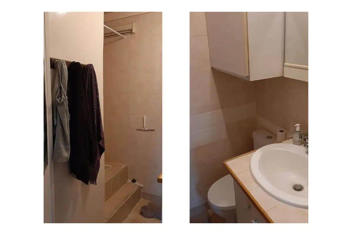 sbd-avant rénovation T2 30m2 Paris salle de bain avant