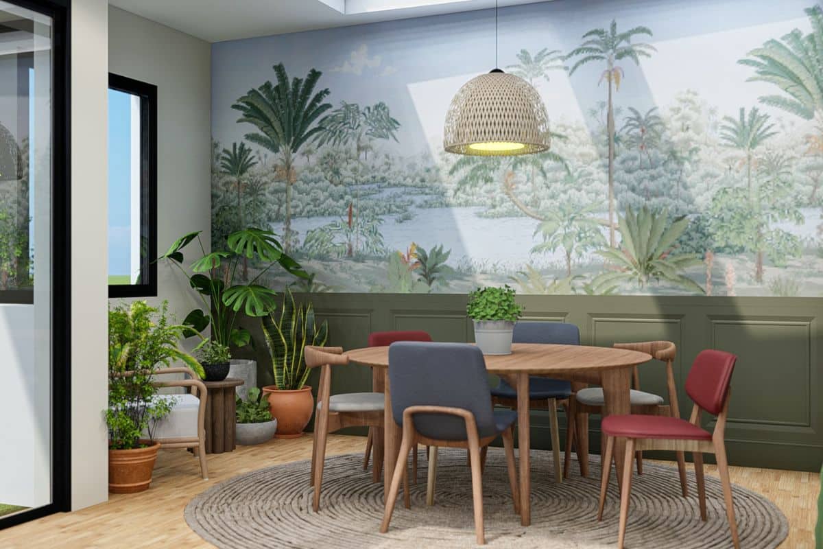 rénovation maison de ville salle à manger après travaux